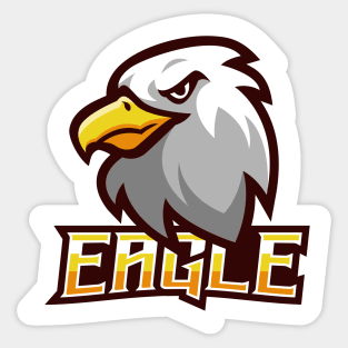 Eagle Mascot Logo Sticker